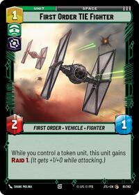 First Order TIE Fighter (081/262) [Jump to Lightspeed]