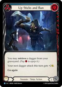 Up Sticks and Run (Blue) (ARK026) [Blitz Deck The Hunted Arakni]