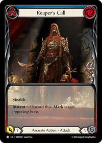 Reaper's Call (Blue) (Extended Art) (WOD022) [Blitz Deck The Hunted Arakni Web of Deceit]