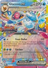 Glaceon ex - 026/131 (Prismatic Evolutions Stamp) (026/131) [Miscellaneous Cards and Products]