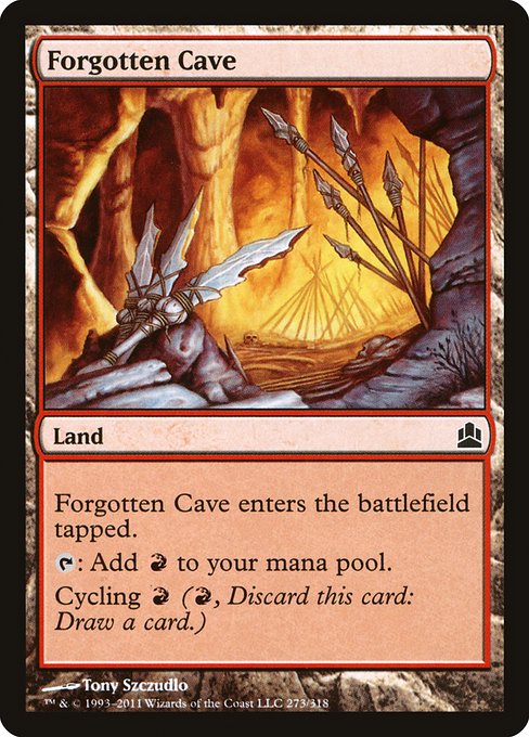 Forgotten Cave (273) [Commander 2011]