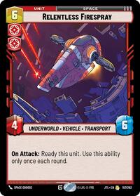 Relentless Firespray (157/262) [Jump to Lightspeed]