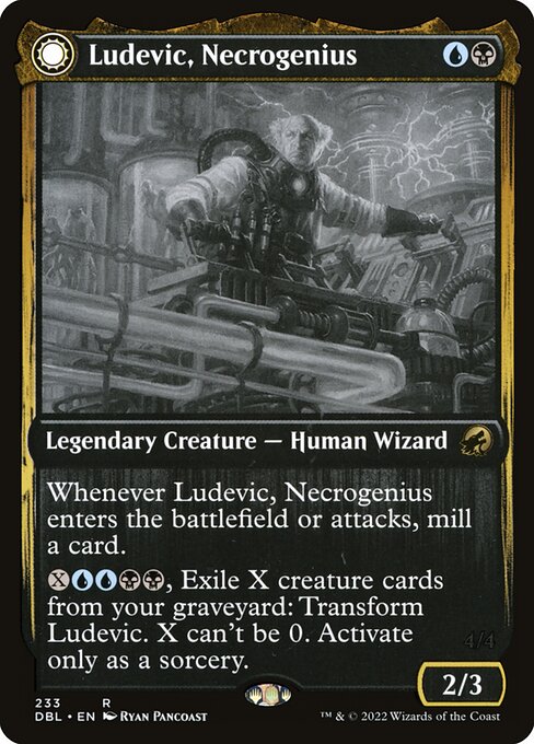 Ludevic, Necrogenius // Olag, Ludevic's Hubris (233) [Innistrad: Double Feature]