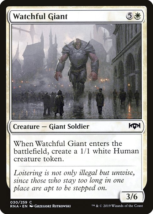 Watchful Giant (30) [Ravnica Allegiance]
