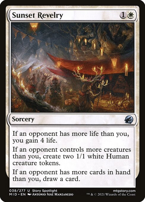 Sunset Revelry (38) [Innistrad: Midnight Hunt]