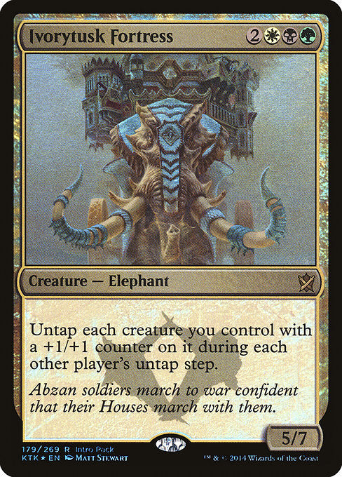 Ivorytusk Fortress (179) [Khans of Tarkir Promos]