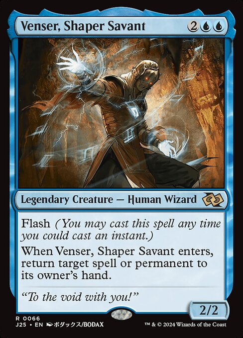 Venser, Shaper Savant (66) [Foundations Jumpstart]