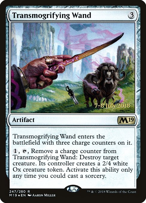 Transmogrifying Wand (247s) [Core Set 2019 Promos]