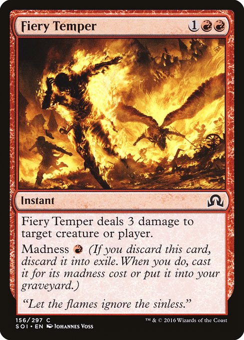 Fiery Temper (156) [Shadows over Innistrad]