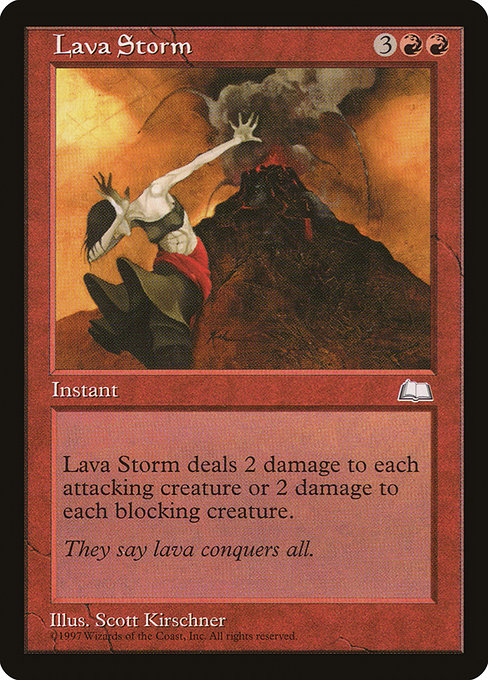 Lava Storm (110) [Weatherlight]