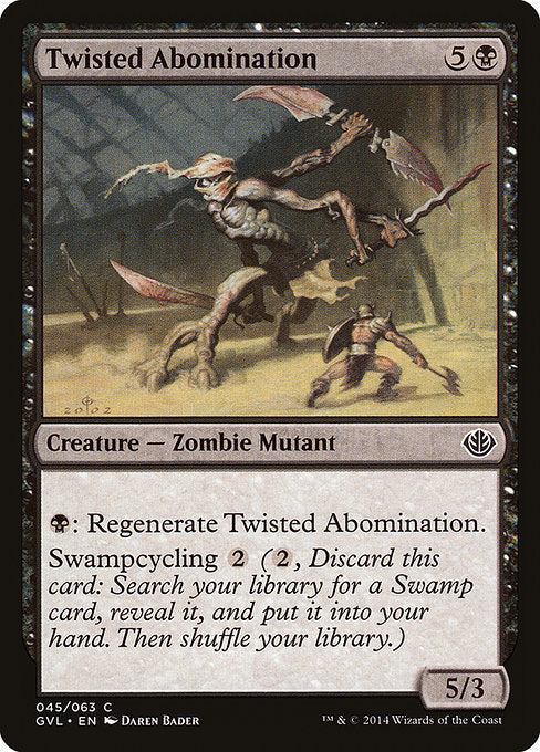 Twisted Abomination (45) [Duel Decks Anthology: Garruk vs. Liliana]