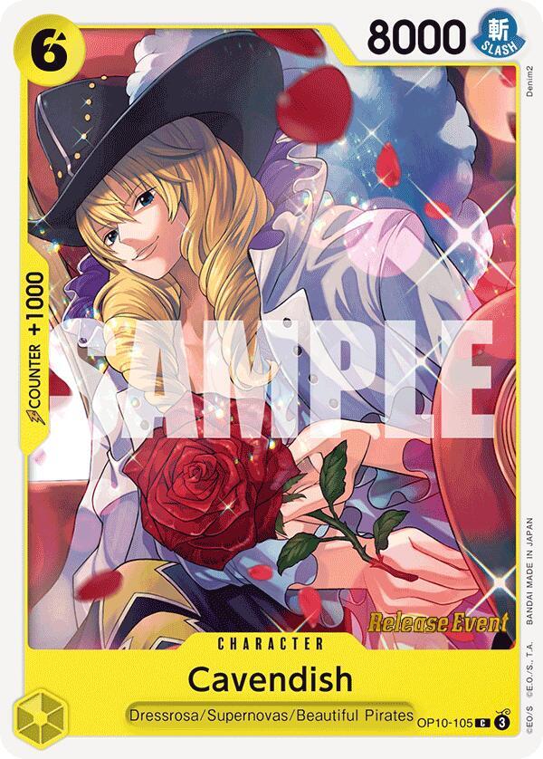 Cavendish (105) (OP10-105) [Royal Blood Release Event Cards]