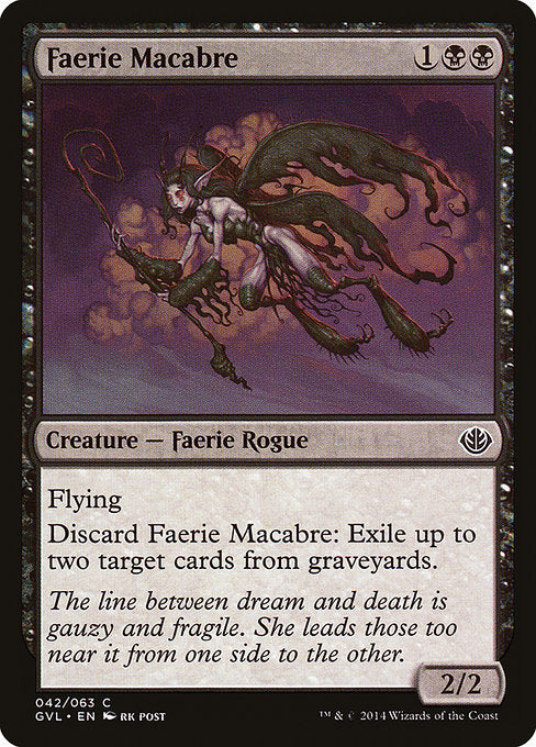 Faerie Macabre (42) [Duel Decks Anthology: Garruk vs. Liliana]