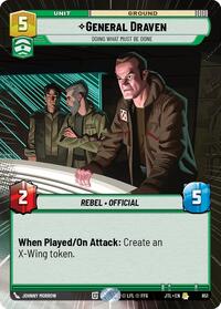 General Draven - Doing What Must Be Done (Hyperspace Foil) (851) [Jump to Lightspeed]