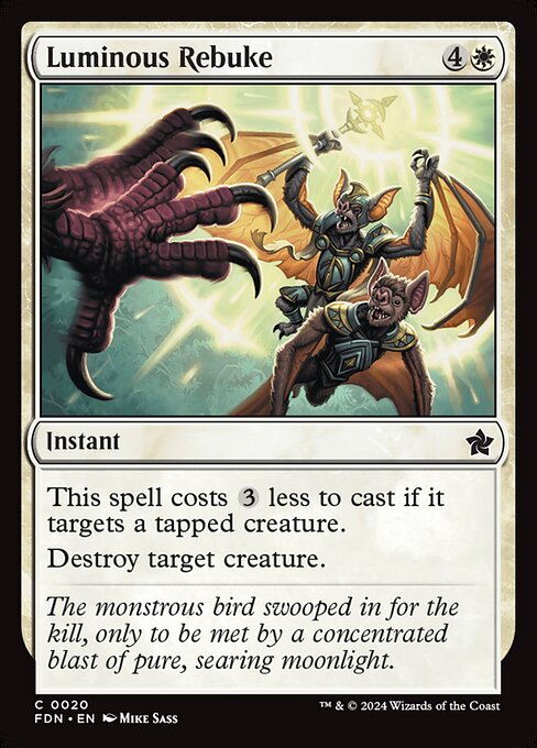 Luminous Rebuke (20) [Foundations]