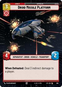 Droid Missile Platform (Hyperspace Foil) (896) [Jump to Lightspeed]