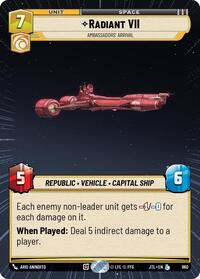 Radiant VII - Ambassadors' Arrival (Hyperspace Foil) (960) [Jump to Lightspeed]