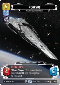 Corvus - Inferno Squadron Raider (Prestige Foil) (1052) [Jump to Lightspeed]