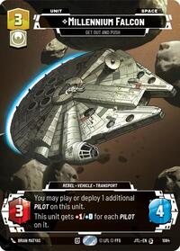 Millennium Falcon - Get Out And Push (Prestige Foil) (1084) [Jump to Lightspeed]