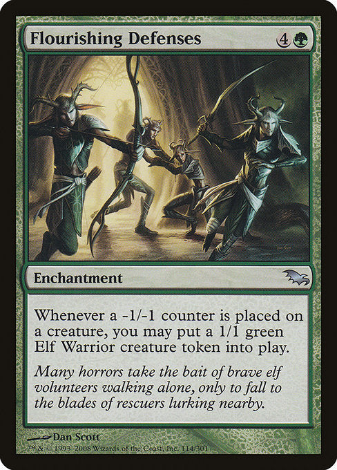 Flourishing Defenses (114) [Shadowmoor]