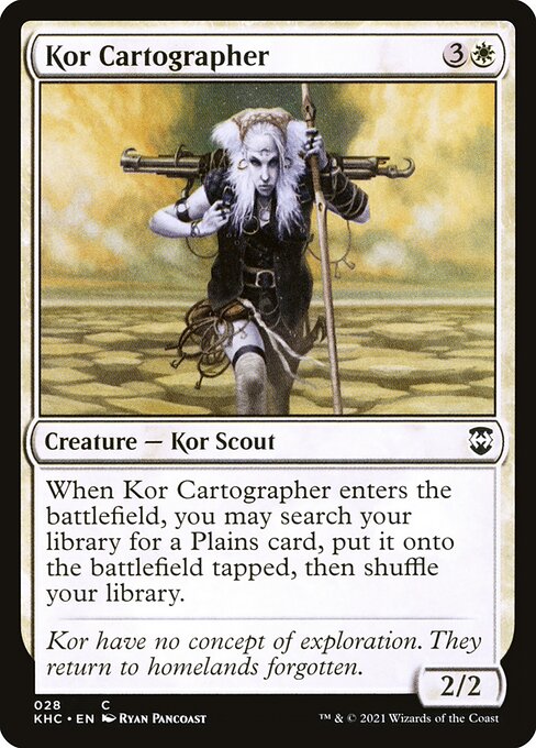 Kor Cartographer (28) [Kaldheim Commander]