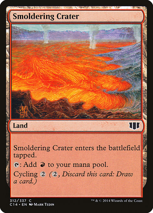 Smoldering Crater (312) [Commander 2014]