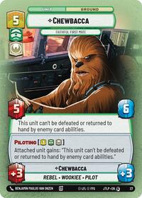 Chewbacca - Faithful First Mate (Foil) (27) [Jump to Lightspeed Weekly Play Promos]
