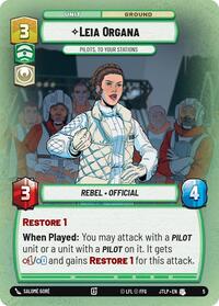 Leia Organa - Pilots, To Your Stations (5) [Jump to Lightspeed Weekly Play Promos]