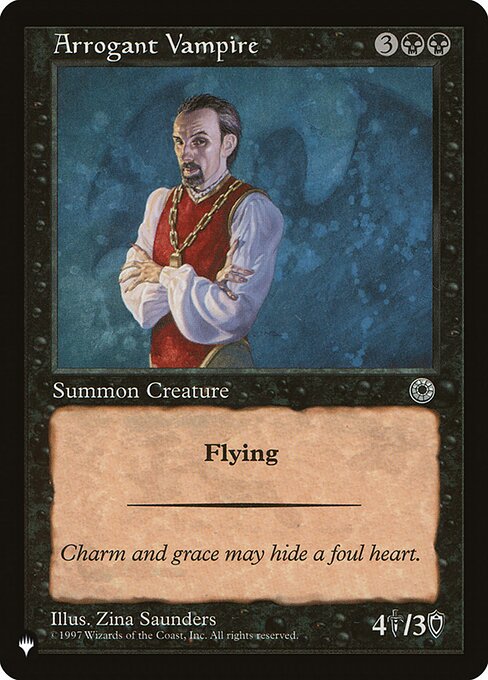 Arrogant Vampire (POR-79) [The List]