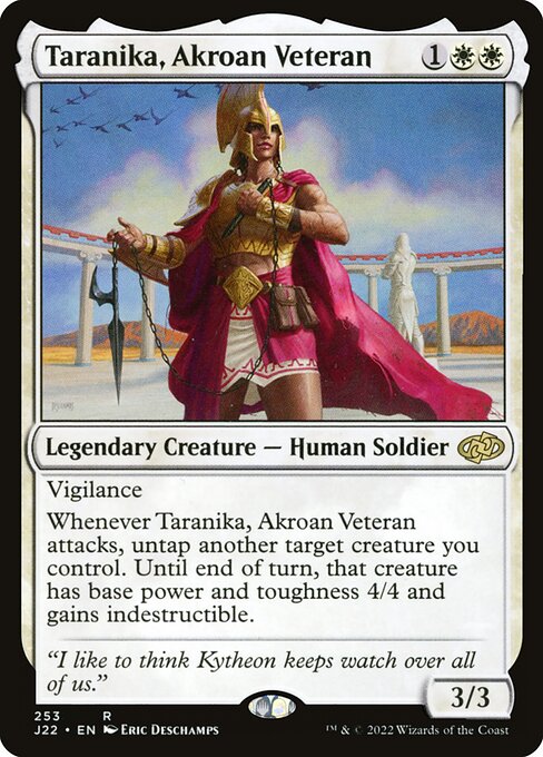 Taranika, Akroan Veteran (253) [Jumpstart 2022]