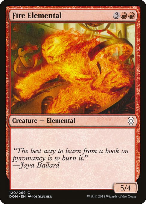 Fire Elemental (120) [Dominaria]