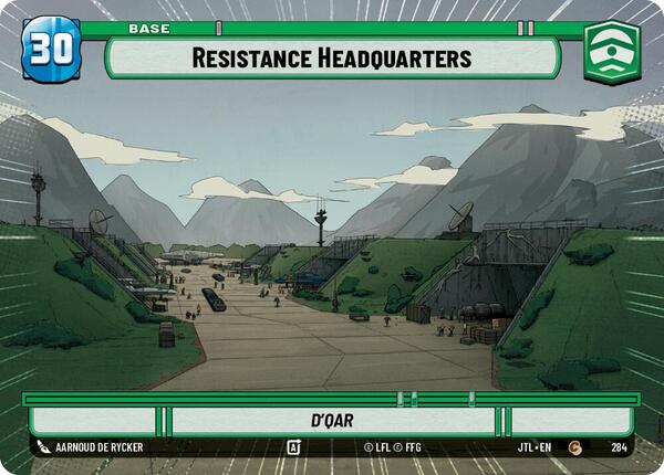 Resistance Headquarters // TIE Fighter (Hyperspace) (284 // T05) [Jump to Lightspeed]