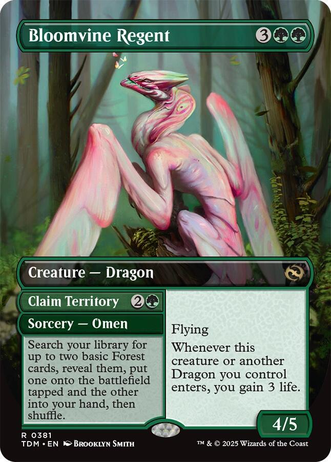 Bloomvine Regent (Borderless) (381) [Tarkir: Dragonstorm]