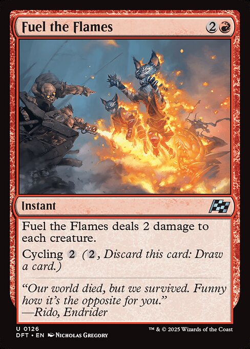 Fuel the Flames (126) [Aetherdrift]