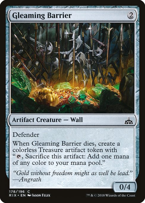 Gleaming Barrier (178) [Rivals of Ixalan]