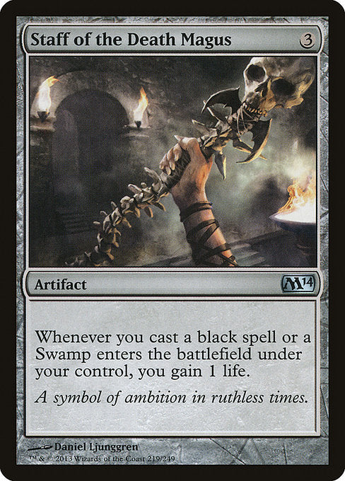 Staff of the Death Magus (219) [Magic 2014]