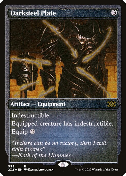 Darksteel Plate (559) [Double Masters 2022]