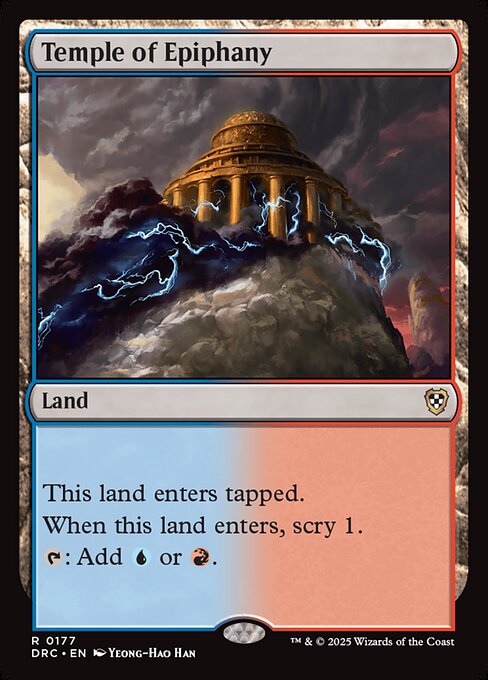 Temple of Epiphany (177) [Aetherdrift Commander]