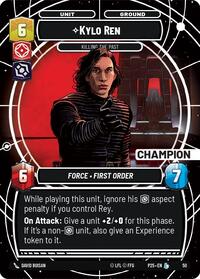 Kylo Ren - Killing the Past (Champion) (50) [Organized Play Promos]