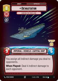 Devastator - Hunting the Rebellion (Top 8) (3) [Organized Play Promos]