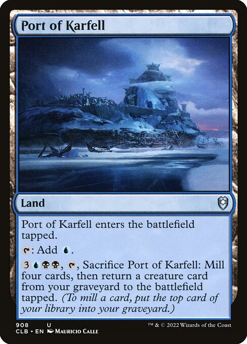 Port of Karfell (908) [Commander Legends: Battle for Baldur's Gate]