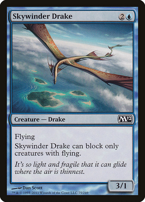 Skywinder Drake (75) [Magic 2012]
