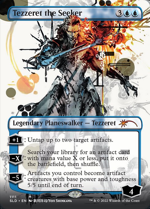 Tezzeret the Seeker (1111) [Secret Lair Drop] [Borderless]