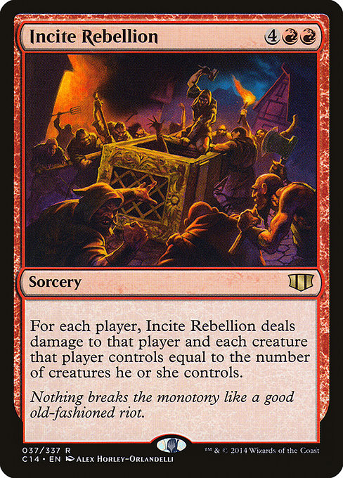 Incite Rebellion (37) [Commander 2014]