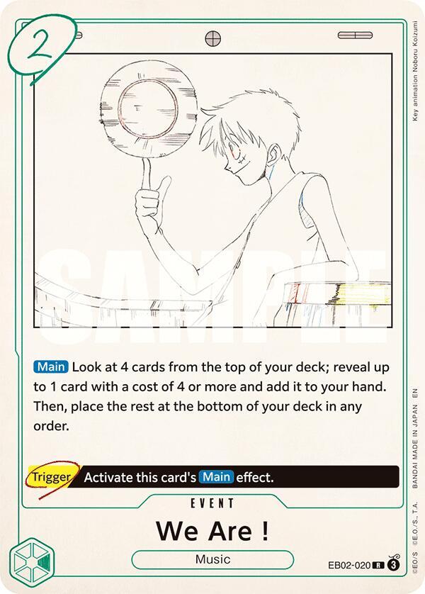 We Are! (EB02-020) [Extra Booster: Anime 25th Collection]