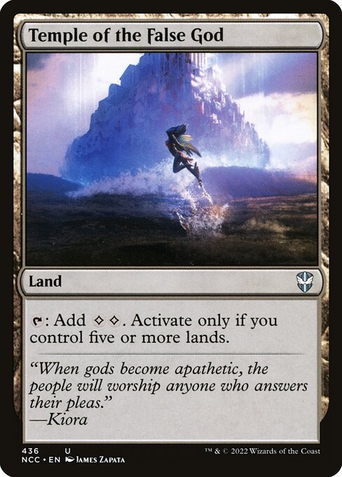 Temple of the False God (436) [New Capenna Commander]