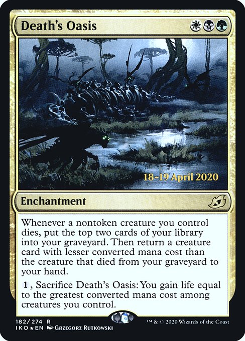 Death's Oasis (182s) [Ikoria: Lair of Behemoths Promos]