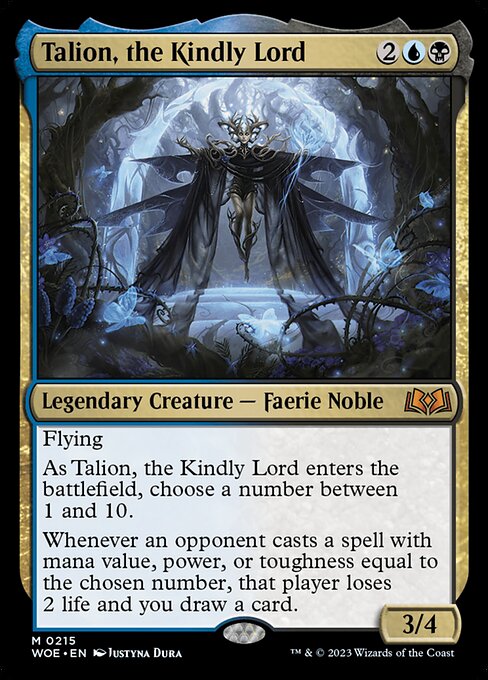 Talion, the Kindly Lord (215) [Wilds of Eldraine]