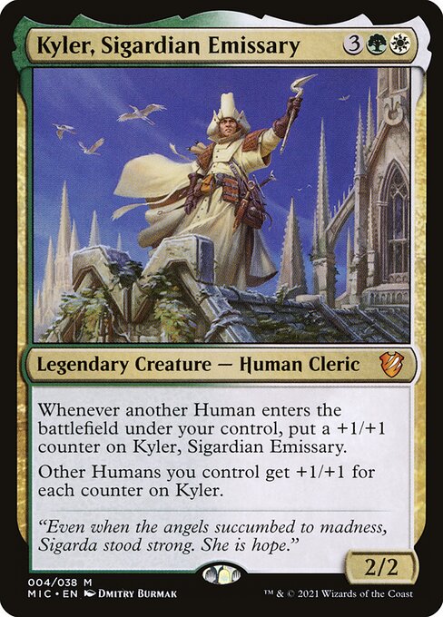 Kyler, Sigardian Emissary (4) [Midnight Hunt Commander]