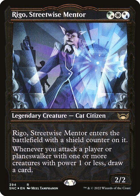 Rigo, Streetwise Mentor (394) [Streets of New Capenna] [Showcase]